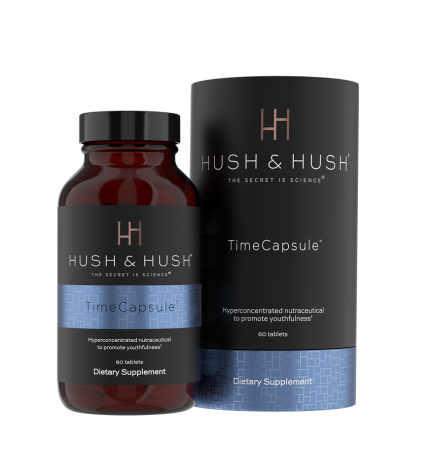 HUSH & HUSH Time Capsule Antyoksydacyjny i Przeciwstarzeniowy Suplement Diety