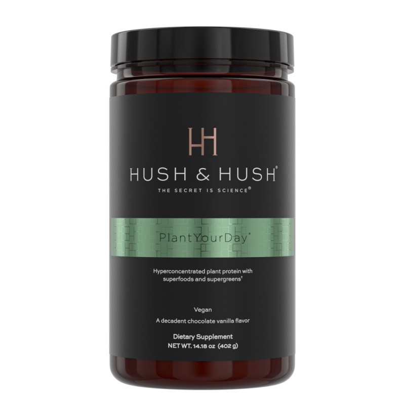 HUSH & HUSH Plant Your Day wegański suplement diety wspierający pracę jelit i wątroby