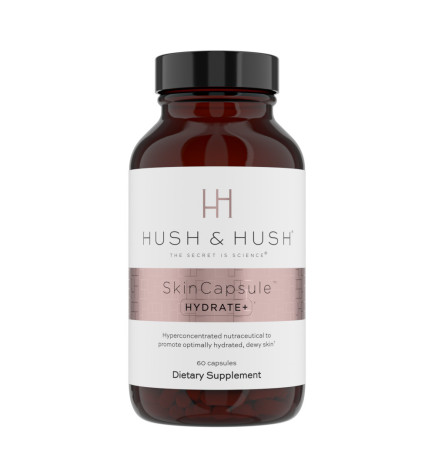HUSH & HUSH Skin Capsule Hydrate + Wegański Suplement Diety Poprawiający Poziom Nawilżenia Skóry
