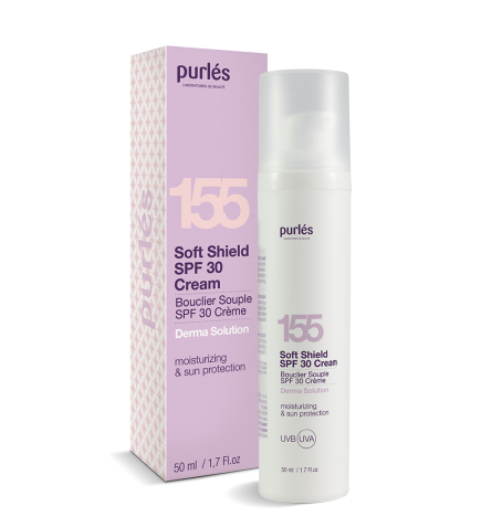 PURLES Soft Shield Cream Lekki Krem z filtrem SPF30 / 50ml
